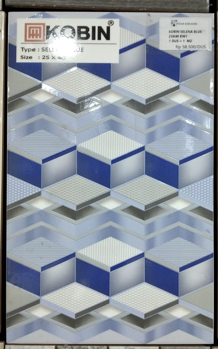 Kobin Selena Blue 25x40